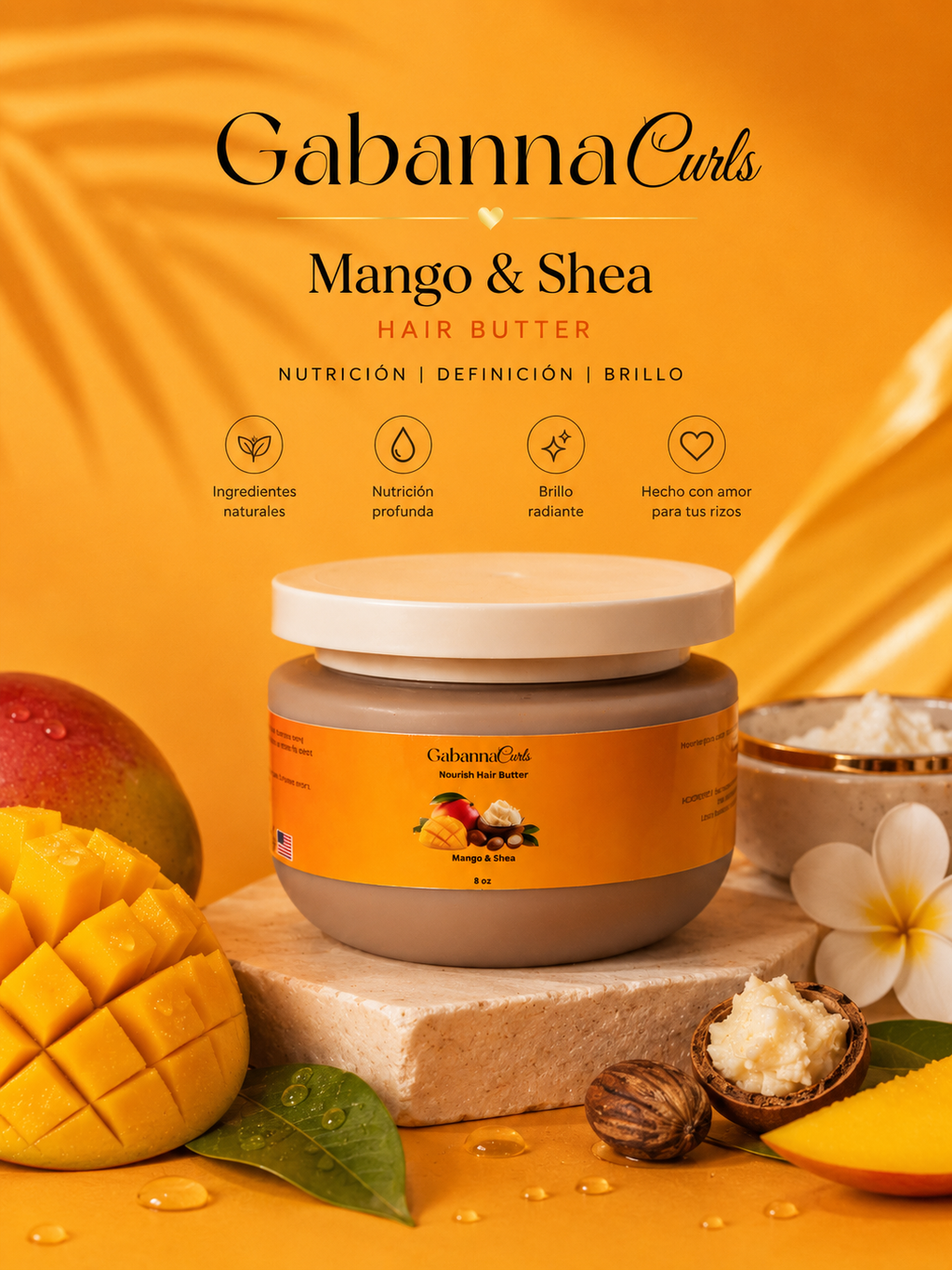 Gabanna Curls Nourish  Hair Butter