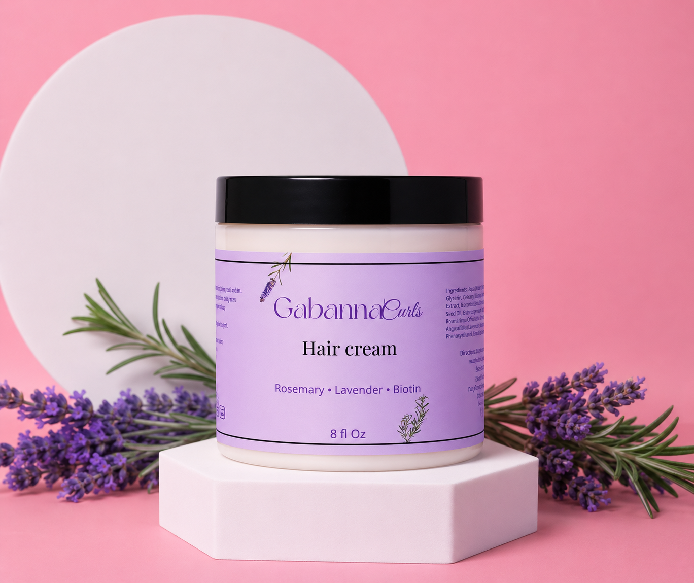 Rosemary & Lavender Hair Cream